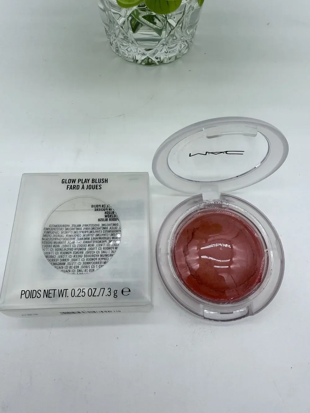 Mac Cosmetics Glow Play Blush Grand 0.25oz / 7.3g Cracked
